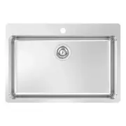 Abey The Latrobe Laundry Sink with Overflow - Stainless Steel