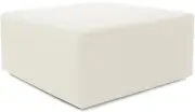 James Allan HEOF22313 Sensibility Square Ottoman Cover - Cover - Natural