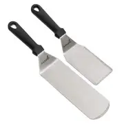 Spatula Turner Stainless Steel - Metal Spatula Set - Hibachi Plastic handle set