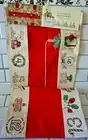 Advent Calendar Christmas Table Runner Red 14" x 48" by Isaac Mizrahi Décor New