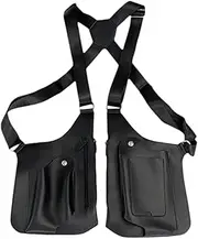 [rockible] Underarm Shoulder Bag PU Armpit Bag for Shopping Steampunk Party Cosplay