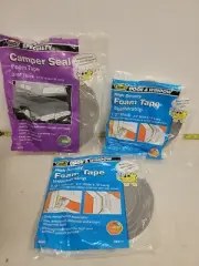 MD FOAM WINDOW SEAL 10' ROLL 1/2"X3/4" SELF ADHESIVE GRAY+ camper seal foam tape