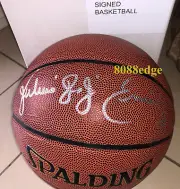 LEAF AUTHENTIC "JULIUS ERVING - DR. J" HOF SIGNED AUTO BASKETBALL AUTOGRAPH COA