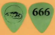 Pearl Jam Mike McCready 666 / Rat Greem Guitar Pick - 1994 .VS Tour (Stage Used)