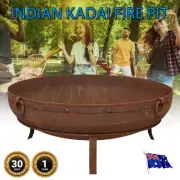 Indian Kadai Fire Pit Handmade Style Outdoor Heaters Firepits & Chimineas 2 Size