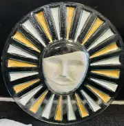 Sun Face Radial Wall Disk