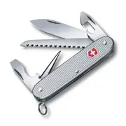 Victorinox Farmer Alox Swiss Army Knife - Silver