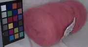 Romney wool roving varigated Pink coral spinning felting knit crochet fiber arts