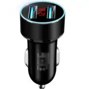 Dual USB In Car Charger Cigarette Lighter Adapter Accessories Fit For Cell Phone (for: Honda Civic)