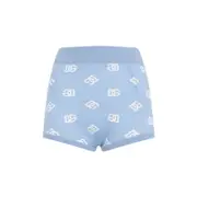 [Dolce & Gabbana] Dolce & Gabbana-Light Blue Virgin Wool Knit Coulotte-Donna 40 IT