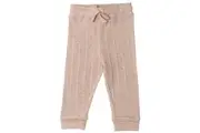 Woolbabe: Relaxed Pants - Dune Marl (2 years)