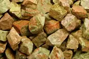 11 lbs Indian Unakite Rough Stones - Natural Crystal Mineral Rock Tumbling