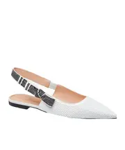 Christian Dior Toujours Slingback Flats 38.5,38,39,40 white