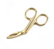 Eyebrow Plucker Tweezer Scissors- Gold