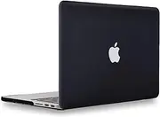[UESWILL] Matte Hard Shell Case Cover Compatible with MacBook Pro (Retina, 13 inch, Early 2015/2014/2013/Late 2012), Model A1502/A1425, NO CD ROM, NO Touch Bar, Black