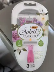 BIC Soleil Escape Women's Disposable Razors, 3 Blades
