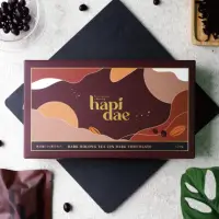 在飛比找momo購物網優惠-【hapidae】茶葉巧克力 黑烏龍72%黑巧克力、蜜烏龍白