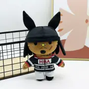Hello Kitty Playboi Carti With Black Rabbit Hat Plush Doll Figure Stuffed Toys C