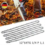 4 x Sägekette 1/4 64TG 1,1mm passend Husqvarna Stihl MSA 120 140 160 193T