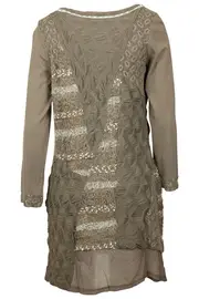 Knit Detailed Tunic--CLA-3812-N