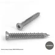 UNDERCUT Countersunk ScrewBolt Galvanised 7.5mm x 80mm - Box of 100