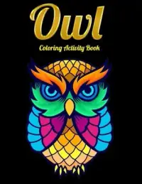 在飛比找博客來優惠-Owl Coloring Activity Book: An