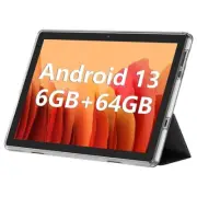 Android Tablet, 10.1 inch Android 13 Tablets 6GB RAM 64GB ROM 1TB Expand