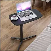 Overbed Table Overbed Bedside Modern Overbed Table Height Adjustable Side Table with Wheels Steel Frame Portable Laptop Desk Standing Desk Portable
