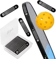 Retrora 20pcs Pickleball Lead Tape - 3M Adhesive Lead Tape for Pickleball Paddles with Storage Box, Weighted 3g Lead Tape for Golf Clubs Tennis Racket Increase Control & Power