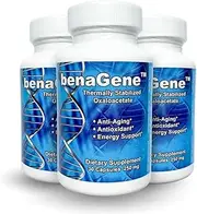 benaGene 3 Bottle Bundle - Thermally Stabilized Oxaloacetate Anti-Aging Supplement