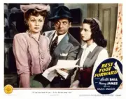Best Foot Forward Lobby Card art Lucille Ball William Gaxton - 1943 Movie Photo