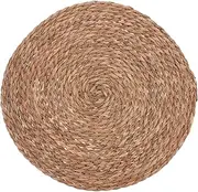 ifundom Pet Grass Mat Blankets Round Rug Dog Pads Mats for Dog Cages Pee Pads for Couch Protector for Pet Cape Blanket Dog Mats Cat Blanket Cattail Grass Coffee