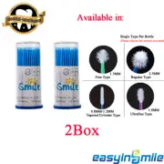 Dental Microbrush Applicator Tips Eyelashes Brush Regular Fine Ultrafine Cylinde