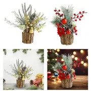Tabletop Artificial Christmas Tree Desktop Xmas Tree Art Crafts Small Christmas