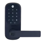 Yale Assure Lever Keyed Lock with Yale Home (Matte Black)