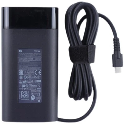 90W Original HP EliteBook 1040 G4 USB-C Type C USB AC Adapter Laptop Charger