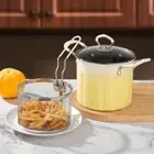 Non-stick Deep Fryer Pot Splash-proof Fryer Pot Frying Pan Fried Chicken Shop