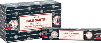 Satya Palo Santo Incense Sticks Aroma Relaxation Fragrance 15g x12 Packets