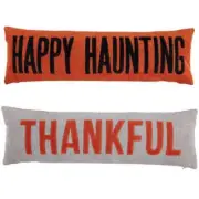 Mud Pie Halloween and Thanksgiving Reversible Pillow