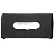 Car Tissue Holder PU Leather Tissue Face Mask Holder for Car Backseat*