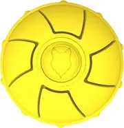 High Bouncing Durable Yellow Rubber Knattle Dog Ball Perfect For Fetch And Recall 2.5 Inch Diameter Toy