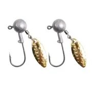 1pcs/3pcs Rotating Round Spherical Sequin With Lead Hook With Noise Sheet Fishin