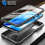 For Oneplus Nord N200 5G Phone Case Full Body Cover with Screen Kickstand Black