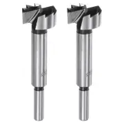2pcs Forstner Drill Bit 63/64"(25mm) Multi-tooth Woodworking Drilling Hole Tool