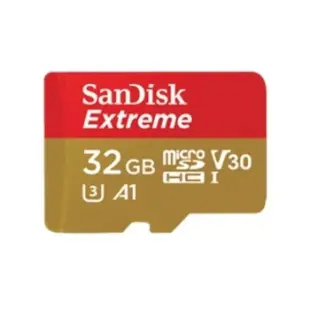 【SanDisk 晟碟】〔速遊升級版〕Extreme microSD 4k U3 32GB記憶卡 100MB/s(32G Extreme MicroSd 記憶卡)