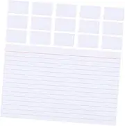 SHOWERORO 200pcs White Index Cards Ruled Flashcards for Studying Craft Projects and Planning Supplies Portable Memo Paper for College Students and Everyday Use