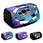 Kids Boys Girls Lilo and Stitch Cartoon Pen Pencil Case Bag Stationery Make Up