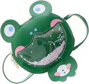 [BESPORTBLE] Girls' Shoulder Pouch Shape Boys and Girls Bag Sequins Large Compartment Easy Zipper for School Shopping Leisure
