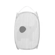 2PCS Folding Laundry Storage Baskets Cartoon Storage Barrel Standing Toy Clothing Storage Bucket Laundry Organizer Holder Pouch Household GRAYELEPHANT COLOR