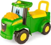 John Deer Johnny Tractor Ride-On 12m + Toy Light Sounds Buildable Engine Toddler